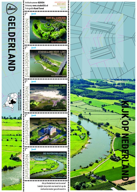 Postzegel-Kijk-op-Nederland-Gelderland